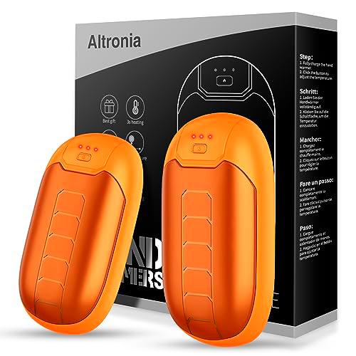 Calentador de Manos Recargable, 6000mAh Calentador de Manos Eléctrico Reutilizable portátil