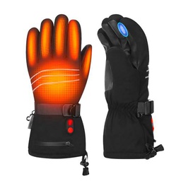 TOMSHOO Guantes calefactados 7.4V 3200mAh Guantes eléctricos recargables con calefacción