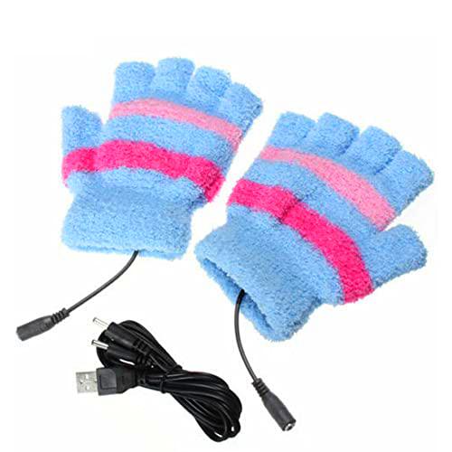 Guantes de calentamiento: guantes de invierno con calefacción USB sin dedos