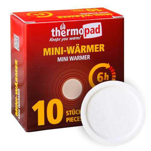 THERMOPAD Minicalentador - Caja de 10 almohadillas térmicas con 6 cm de diámetro