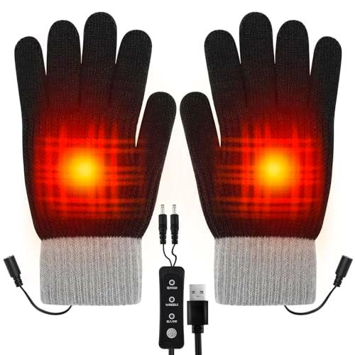 Bestcool Guantes térmicos USB para hombres y mujeres