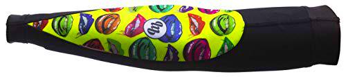 MB WEAR Arm Warmers Lips S-M, Adultos Unisex, Amarillo, ESTANDAR