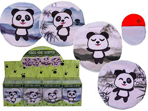 BigBuy Wellness V0300878 Calientamanos con Funda Oso Panda