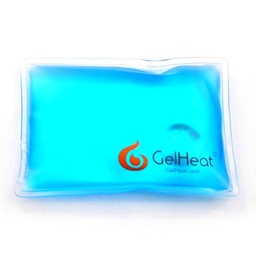 5 calentadores de manos con gel instantáneo; diseño reutilizable, azul