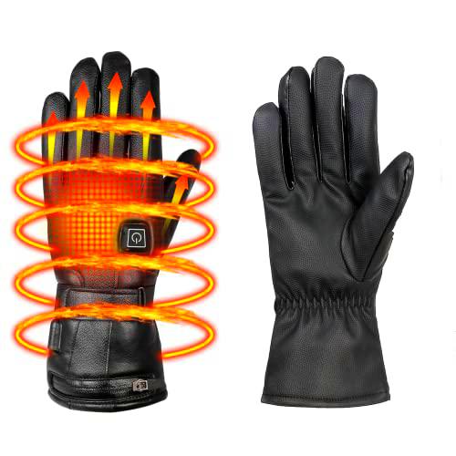 Guantes calefactables eléctricos, guantes de invierno para hombre y mujer