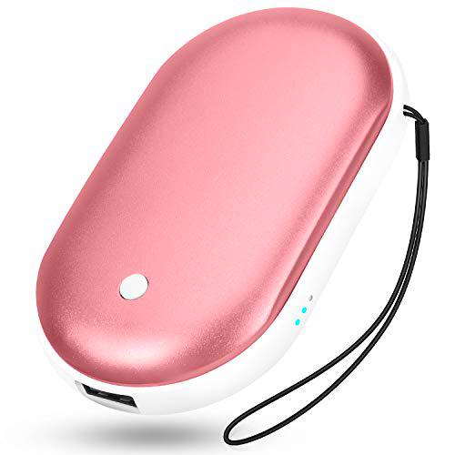 Calentador de manos eléctrico, recargable de 5200 mAh