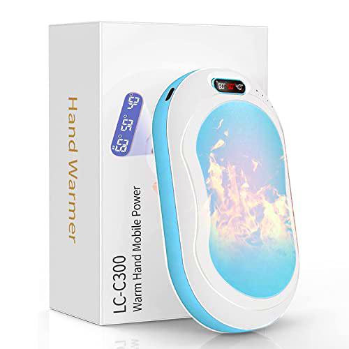 Calentador de manos recargable, 10000 mAh, calentador de manos reutilizable