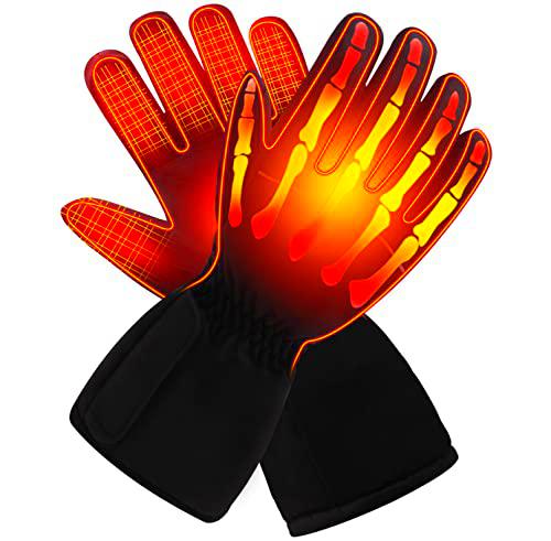 Mermaid Hombres eléctrico Guantes calefactables, algodón Hecha a Mano pies Warmers para Hombres de Mujer Outdoor Sport Snowboard